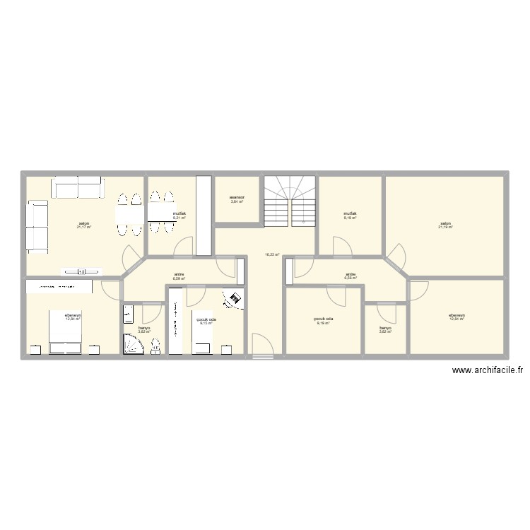 1306/3 bahçe kat. Plan de 0 pièce et 0 m2