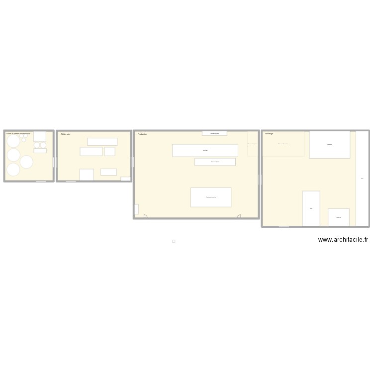 PAL DECAP. Plan de 4 pièces et 1572 m2