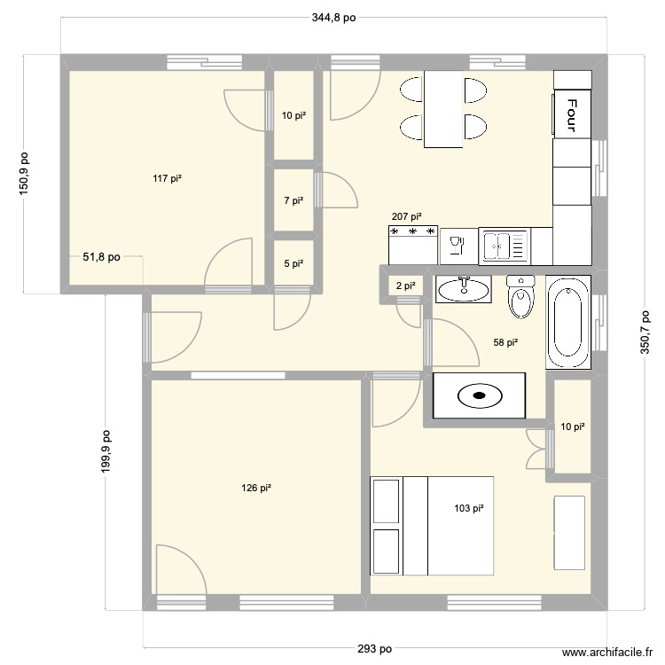 Trudelle2. Plan de 0 pièce et 0 m2