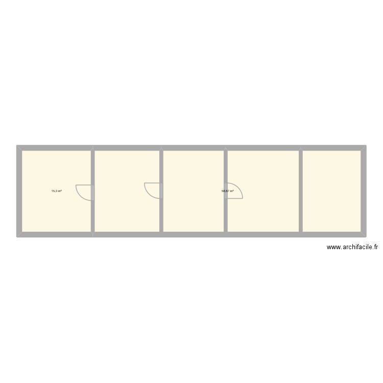 plan brive etage. Plan de 2 pièces et 72 m2