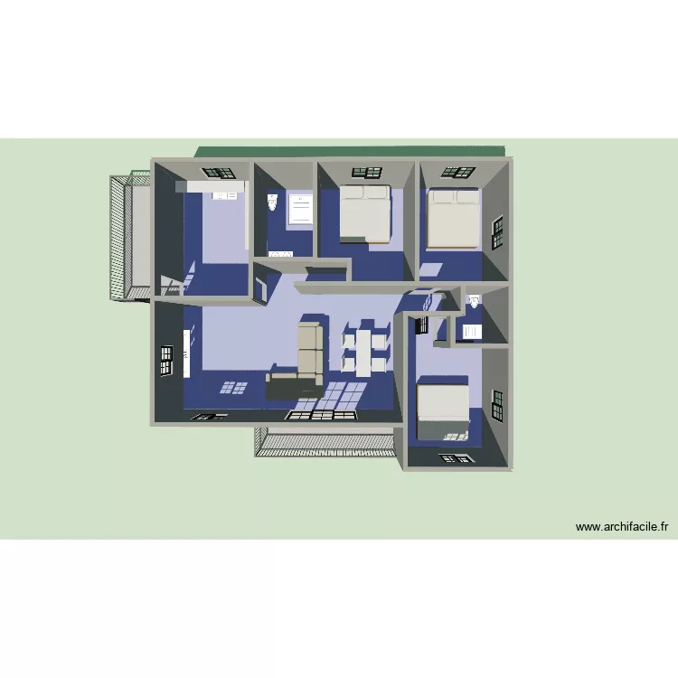 plan ATTOUMANI BOUCHOUDATI CAVANI MZOUAZIA. Plan de 4 Pièces et 90 m² plan ATTOUMANI BOUCHOUDATI CAVANI MZOUAZIA. Plan de 4 Pièces et 90 m²