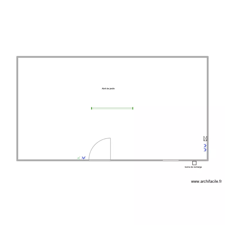 abrit. Plan de 1  et 65 m²