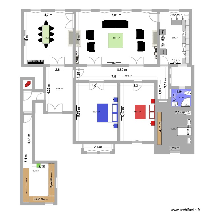 93 KLEBER 2. Plan de 0 pièce et 0 m2