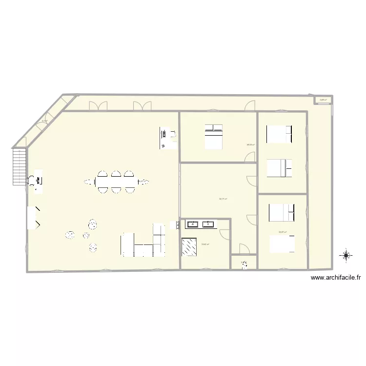 plan de masse à l'apparatement de CAPTAIN PABLO. Plan de plan de masse à l'apparatement de CAPTAIN PABLO. Plan de