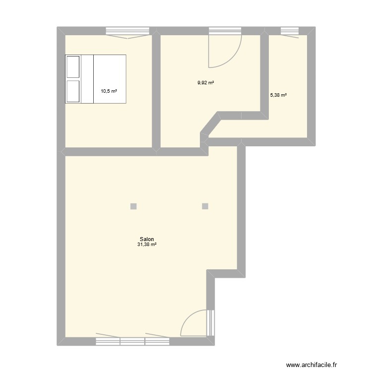 3 alain fournier. Plan de 0 pièce et 0 m2