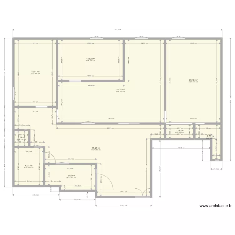 plan d'&eacute;lectrification vkp. Plan de 10  et 147 m²