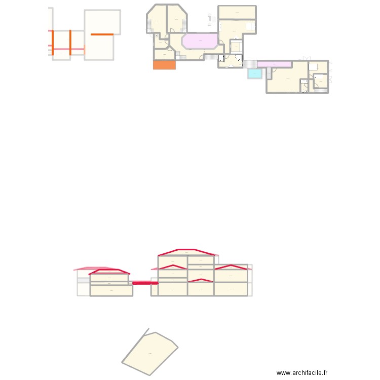Plan 23 octobre 2025 V2. Plan de 130 pièces et 2188 m2