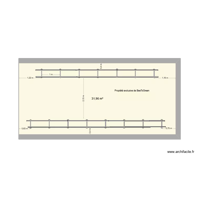 Villa Montcalm. Plan de 