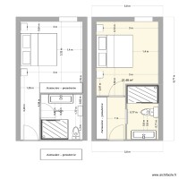 Chambre 2- sdb agrandie