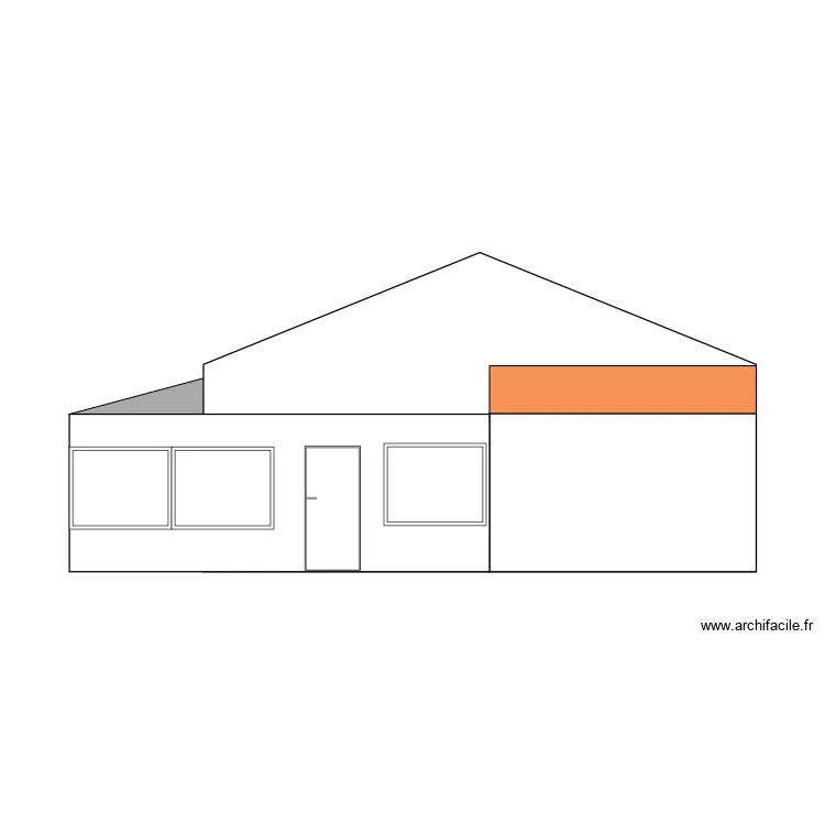 facade lat ap. Plan de 