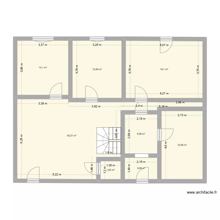 valdurenque etage 2. Plan de 8 et 101 m² valdurenque etage 2. Plan de 8 et 101 m²