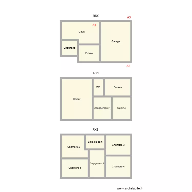 2510 DEGRENNE. Plan de 
