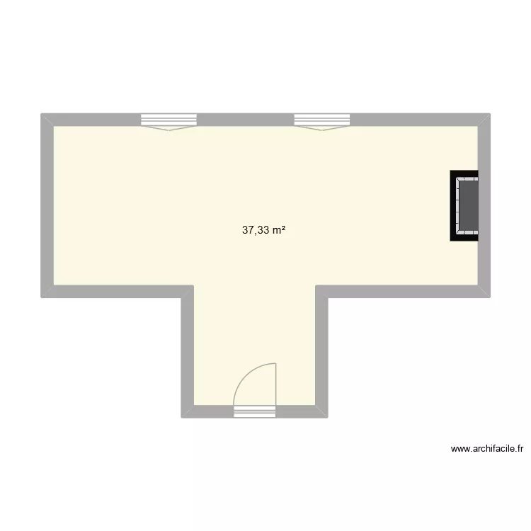 PLAN 1. Plan de 1  et 37 m²