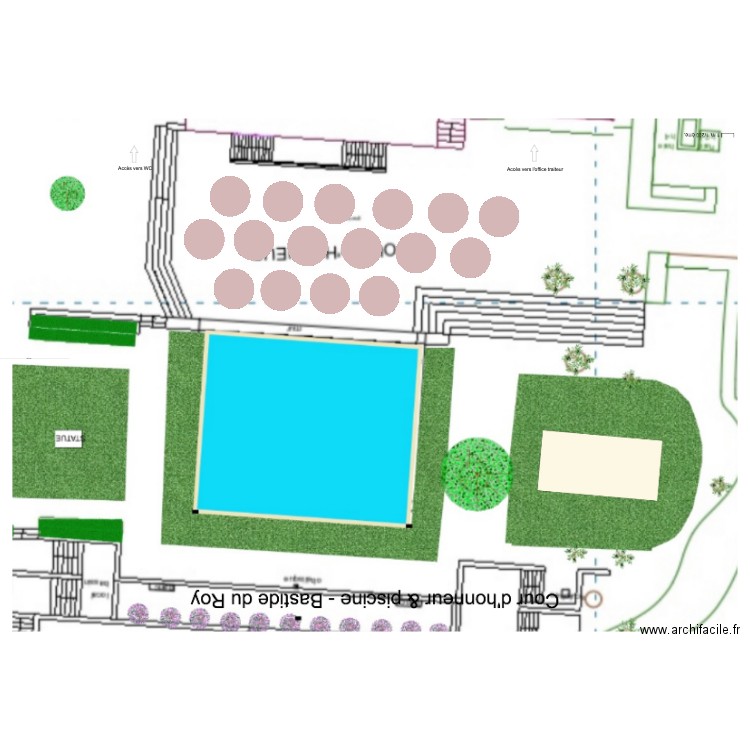 Dîner France Literie extérieur. Plan de 0 pièce et 0 m2