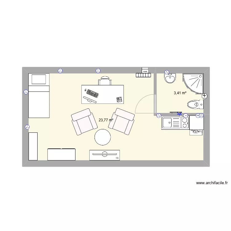 maison maman. Plan de 