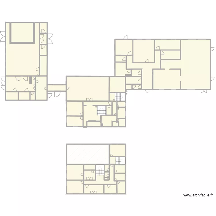 salle jean ferrat. Plan de 46  et 408 m²