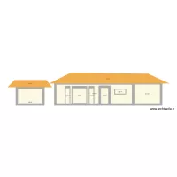 Esquisse 2 blocs vue Est