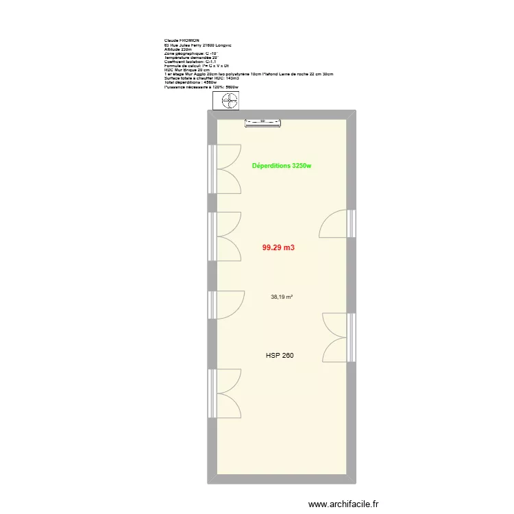 FROMION CLAUDE. Plan de 