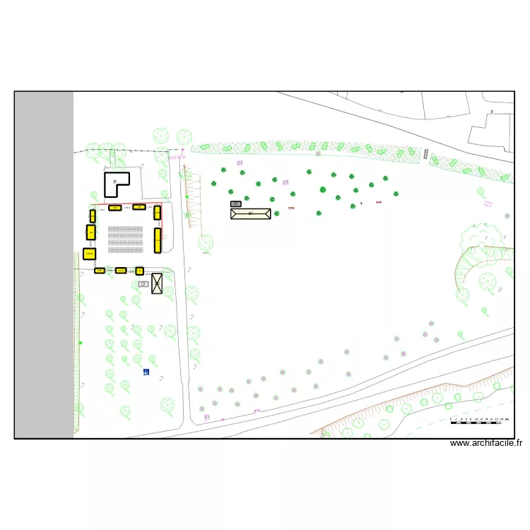 Plan implantation CTS. Plan de 