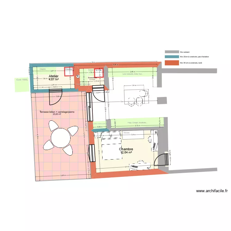 Extension_v3.3. Plan de 4  et 43 m²
