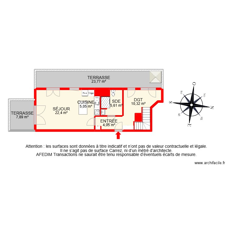 bi 27421. Plan de 20 pièces et 146 m2