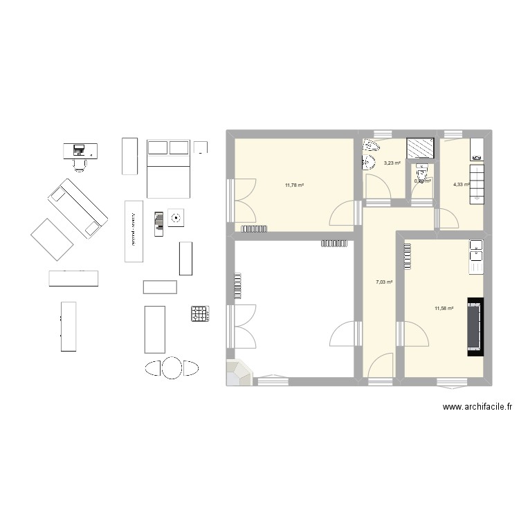 lacroix falgarde. Plan de 0 pièce et 0 m2