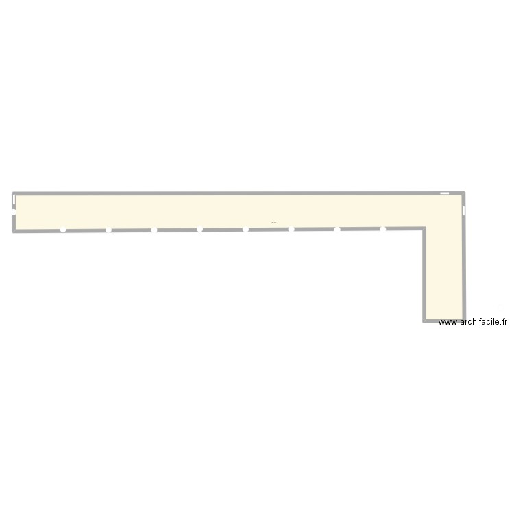 plan couloir. Plan de 1 pièce et 172 m2