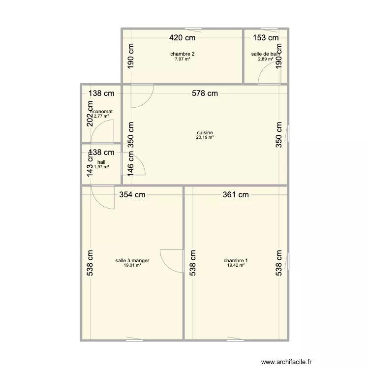 vionnaz appart palier. Plan de 