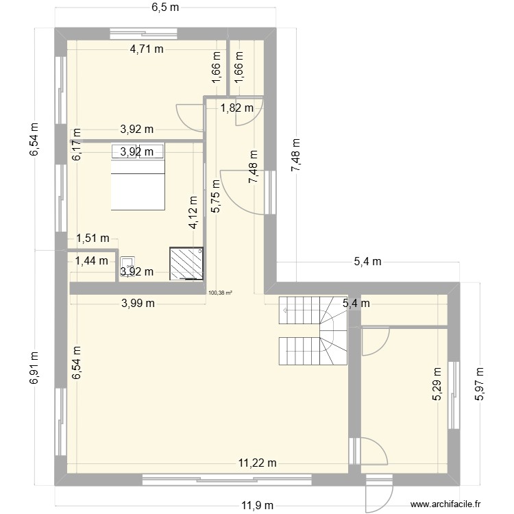 structure_1. Plan de 0 pièce et 0 m2