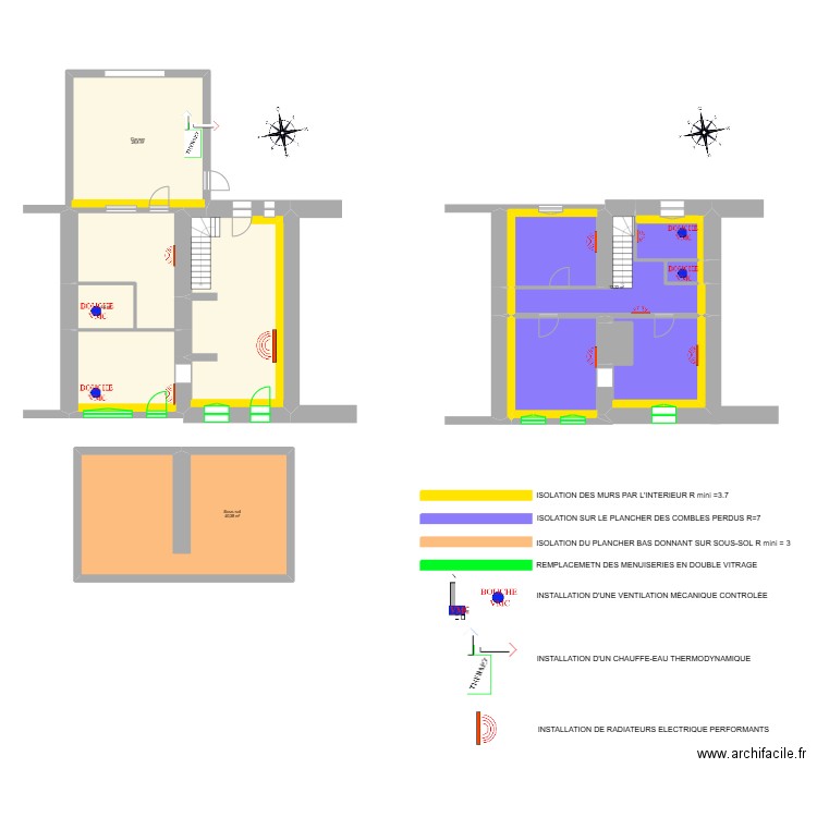 FIGUIER Anne lise - FORTUNADE. Plan de 18 pièces et 184 m2