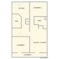 Plan Appartement Hameau du Mont d\'arbois