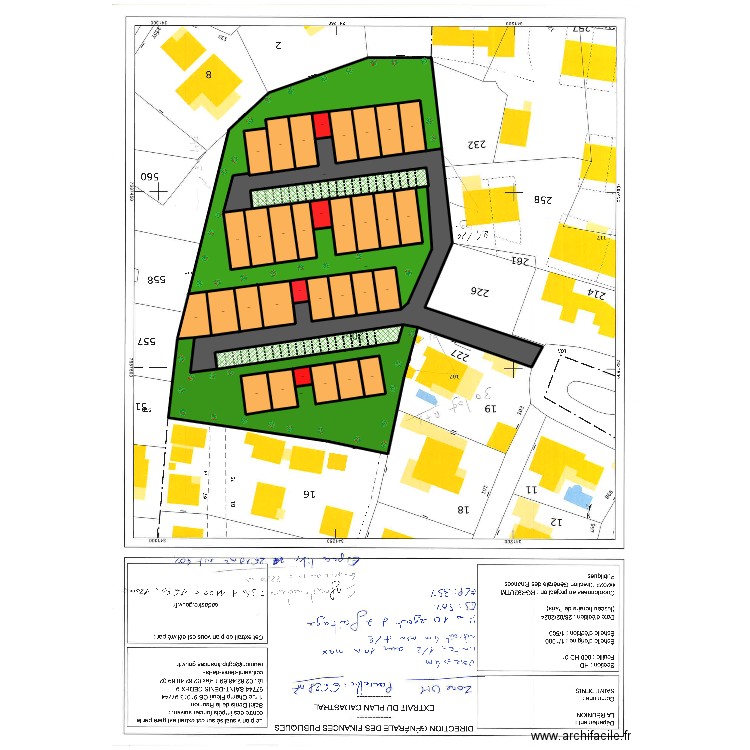 HD20 FINETTE. Plan de 37 pièces et 6952 m2