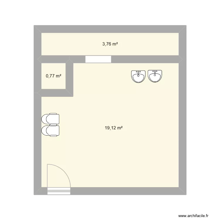 salon. Plan de 3 pièces et 24 m² salon. Plan de 3 pièces et 24 m²