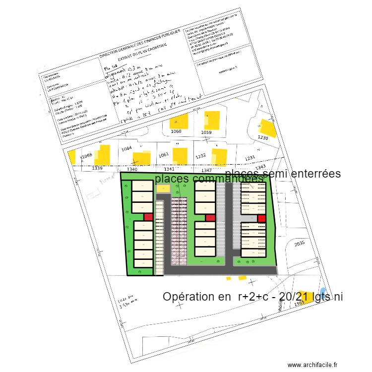 ste therese . Plan de 35 pièces et 6527 m2