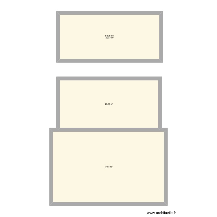 MAISON BABOLAT. Plan de 3 pièces et 102 m2