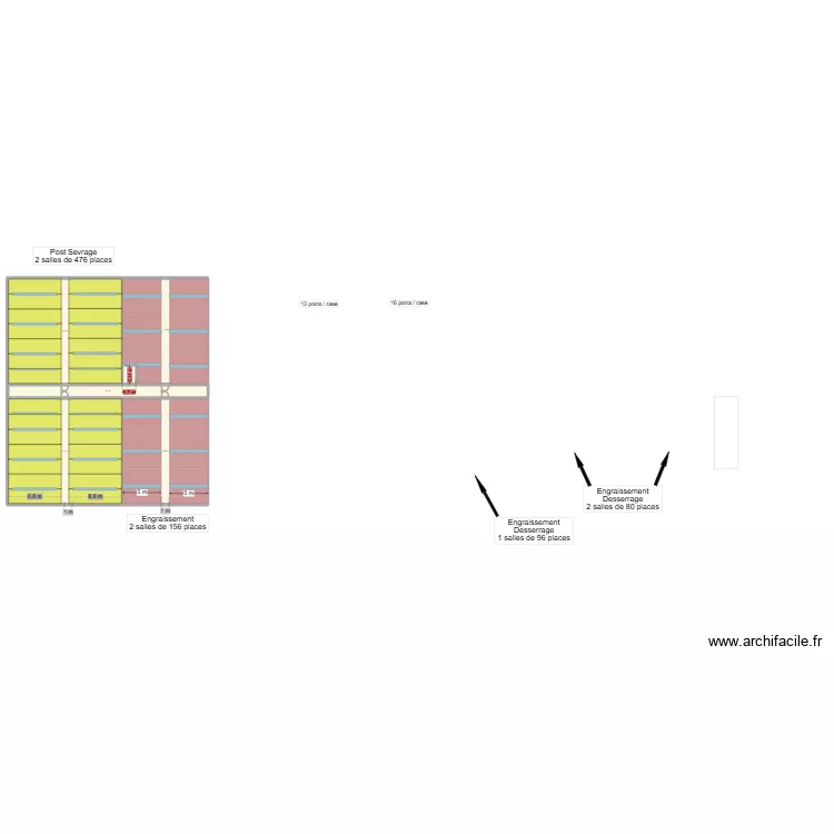 GAEC de la RIcorne PS-E réactualisé Thomas. Plan de 6 et 730 m² GAEC de la RIcorne PS-E réactualisé Thomas. Plan de 6 et 730 m²