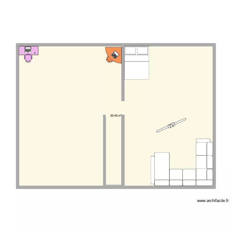 Maison. Plan de 9  et 274 m²