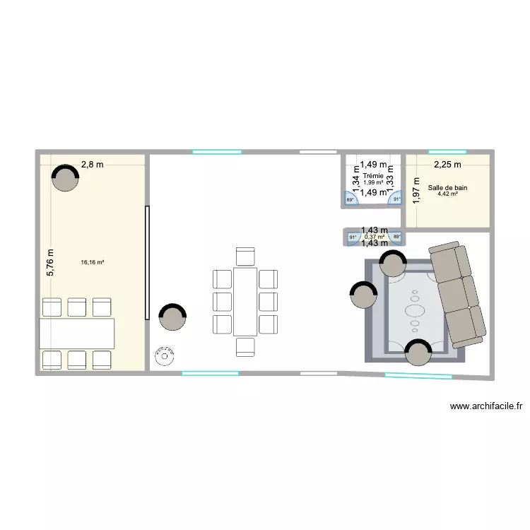 RDC APRES Pertuis Mitaine. Plan de 4 et 23 m² RDC APRES Pertuis Mitaine. Plan de 4 et 23 m²