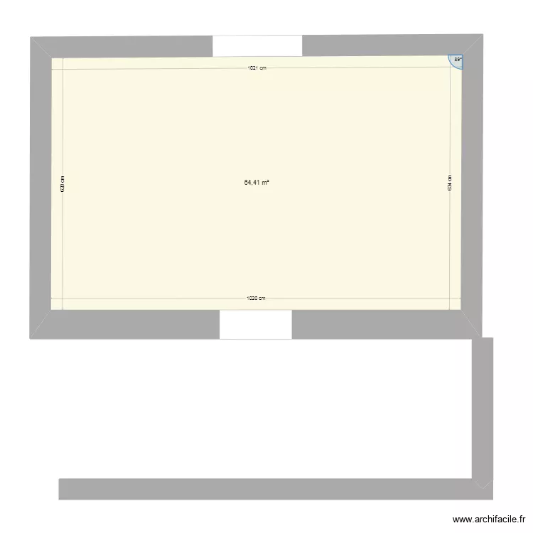 La loge. Plan de 