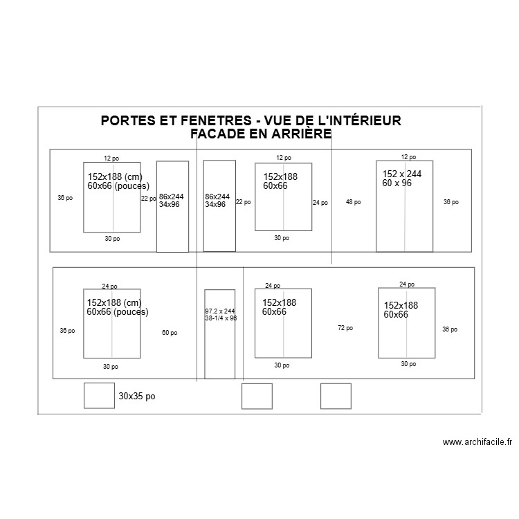 facades arriere1320 final. Plan de 0 pièce et 0 m2