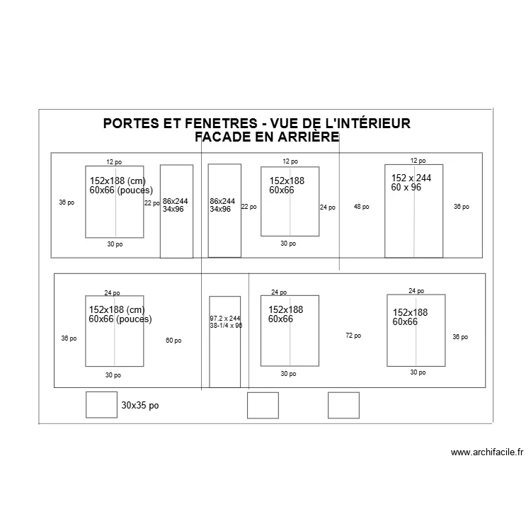 facades arriere1320 final. Plan de facades arriere1320 final. Plan de