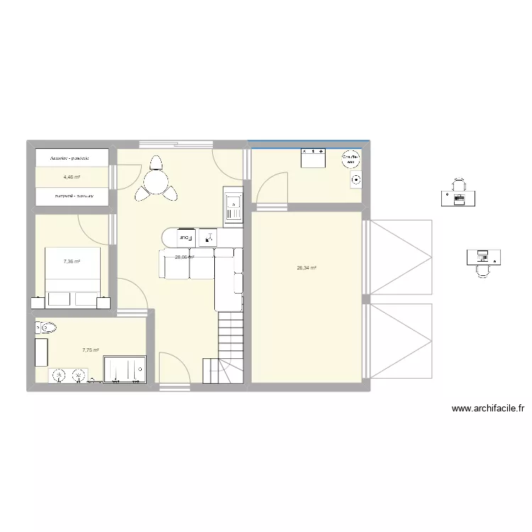 Maison carré. Plan de Maison carré. Plan de
