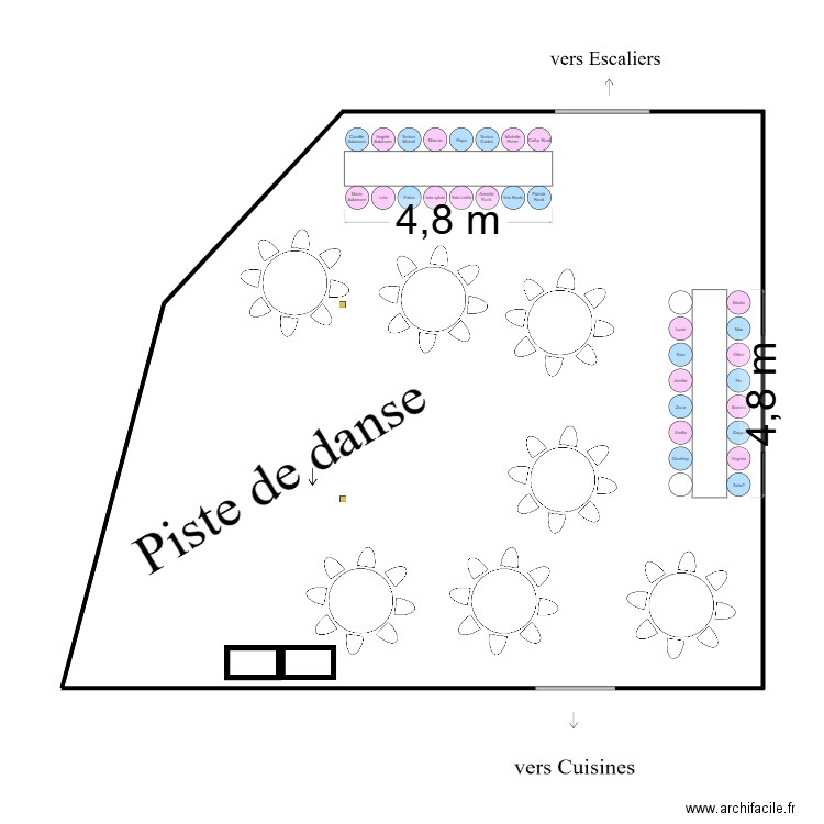 Mariage Sandra et Florent. Plan de 0 pièce et 0 m2