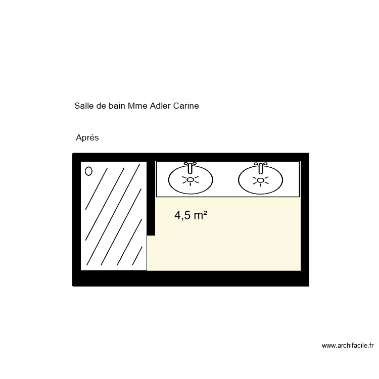 adler. Plan de 1 Pièce et 5 m² adler. Plan de 1 Pièce et 5 m²
