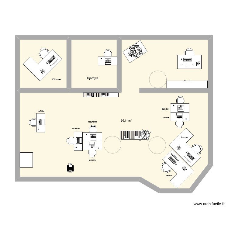 lokoa. Plan de 0 pièce et 0 m2