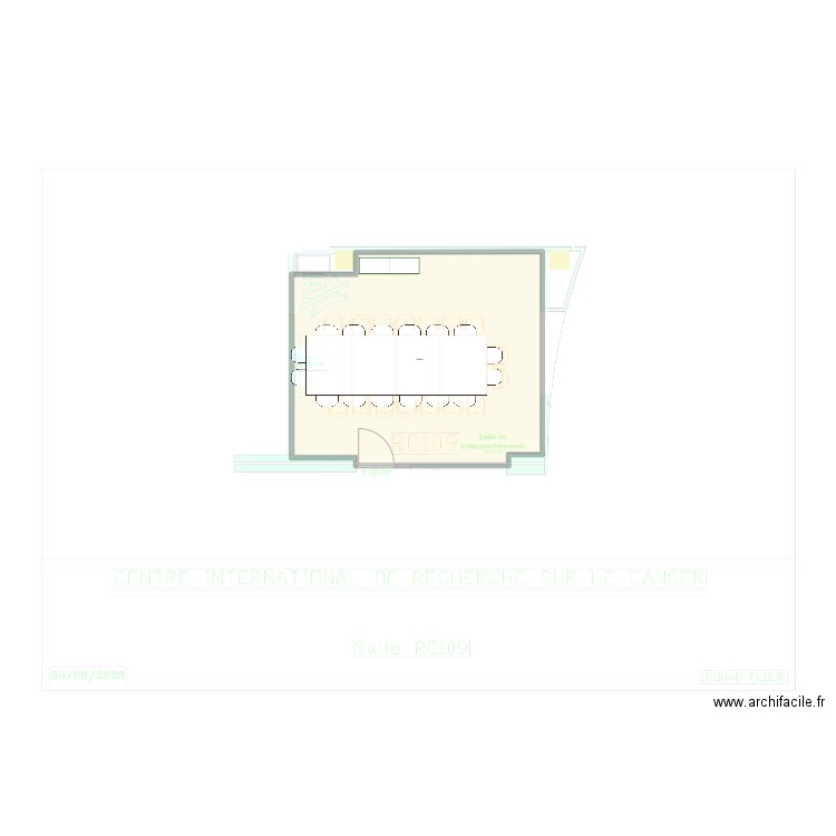 RC109. Plan de 1 pièce et 268 m2