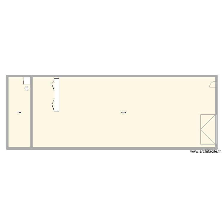 hangar projet. Plan de 0 pièce et 0 m2