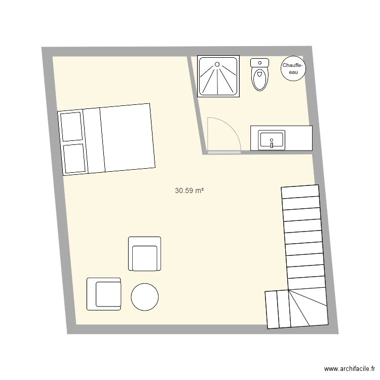 cham sdb 3. Plan de 0 pièce et 0 m2