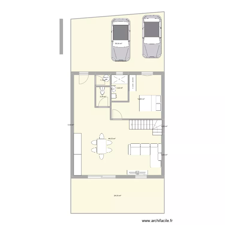 maison maman. Plan de 