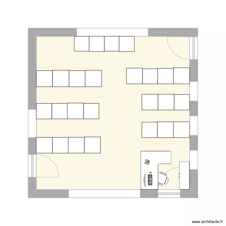 Classe de Magali . Plan de 